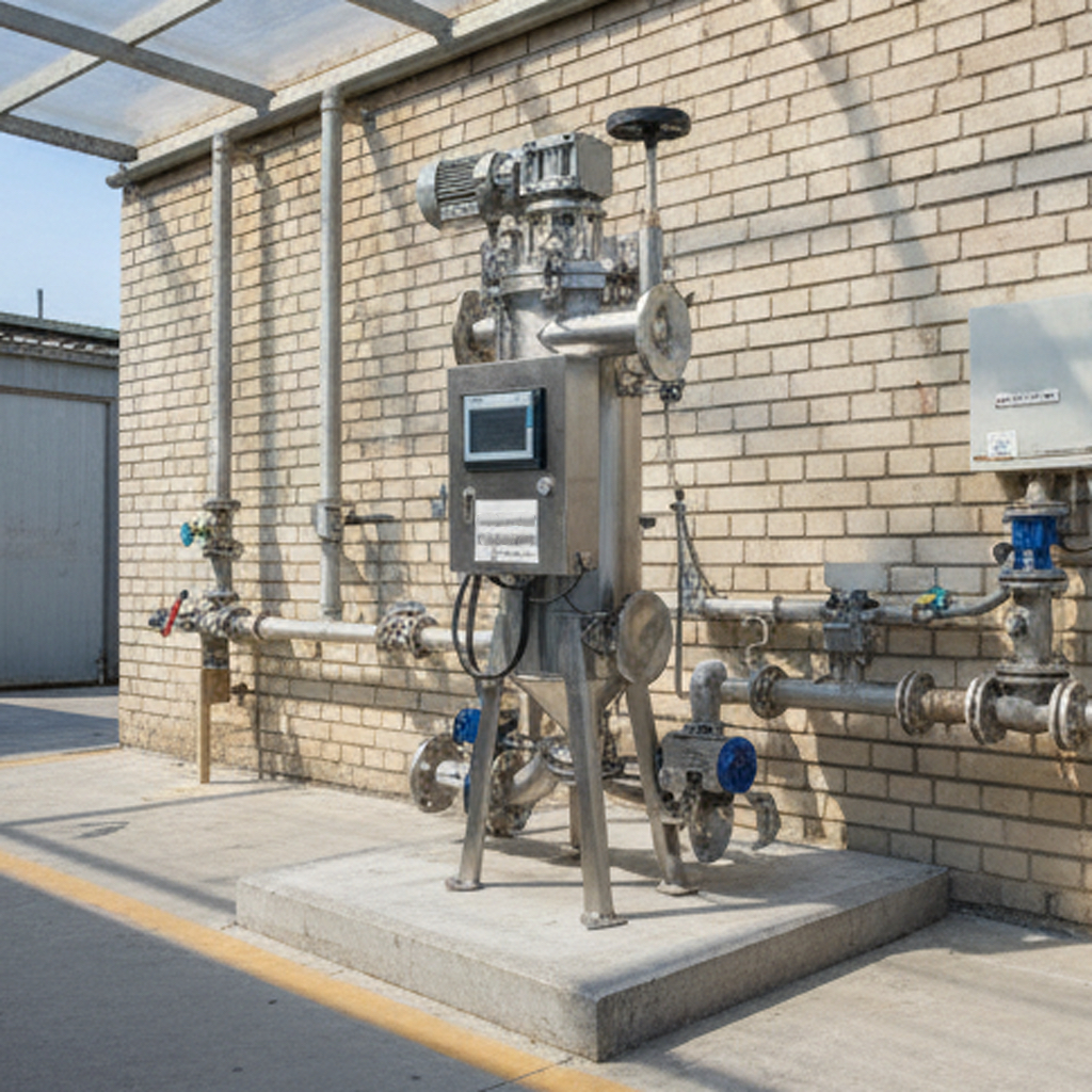 Высокопроизводительный самоочищающийся сетчатый фильтр из нержавеющей стали для фильтрации ирригационной, охлаждающей и технологической воды.