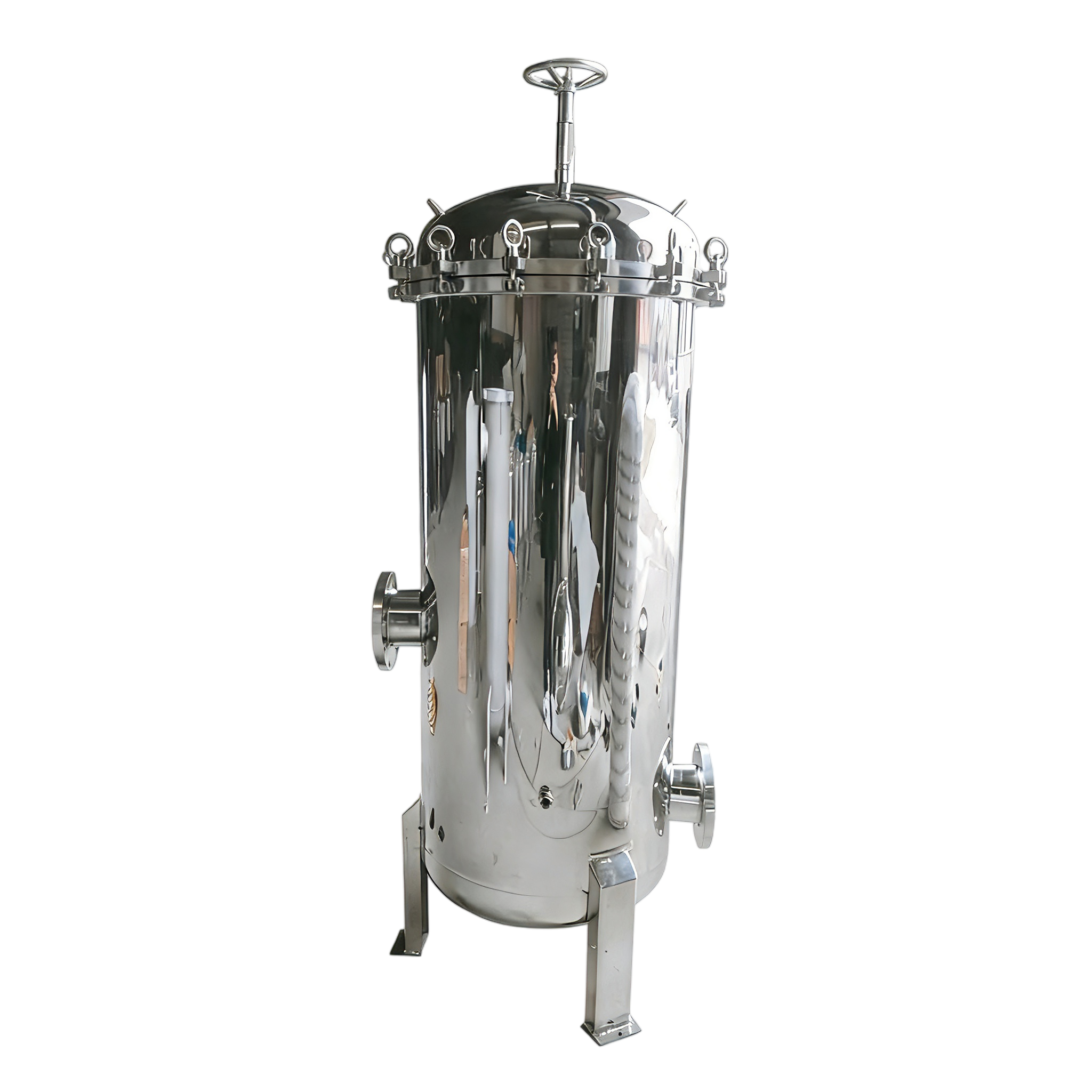 Пищевой быстрооткрытый прецизионный фильтр из нержавеющей стали с коромыслом