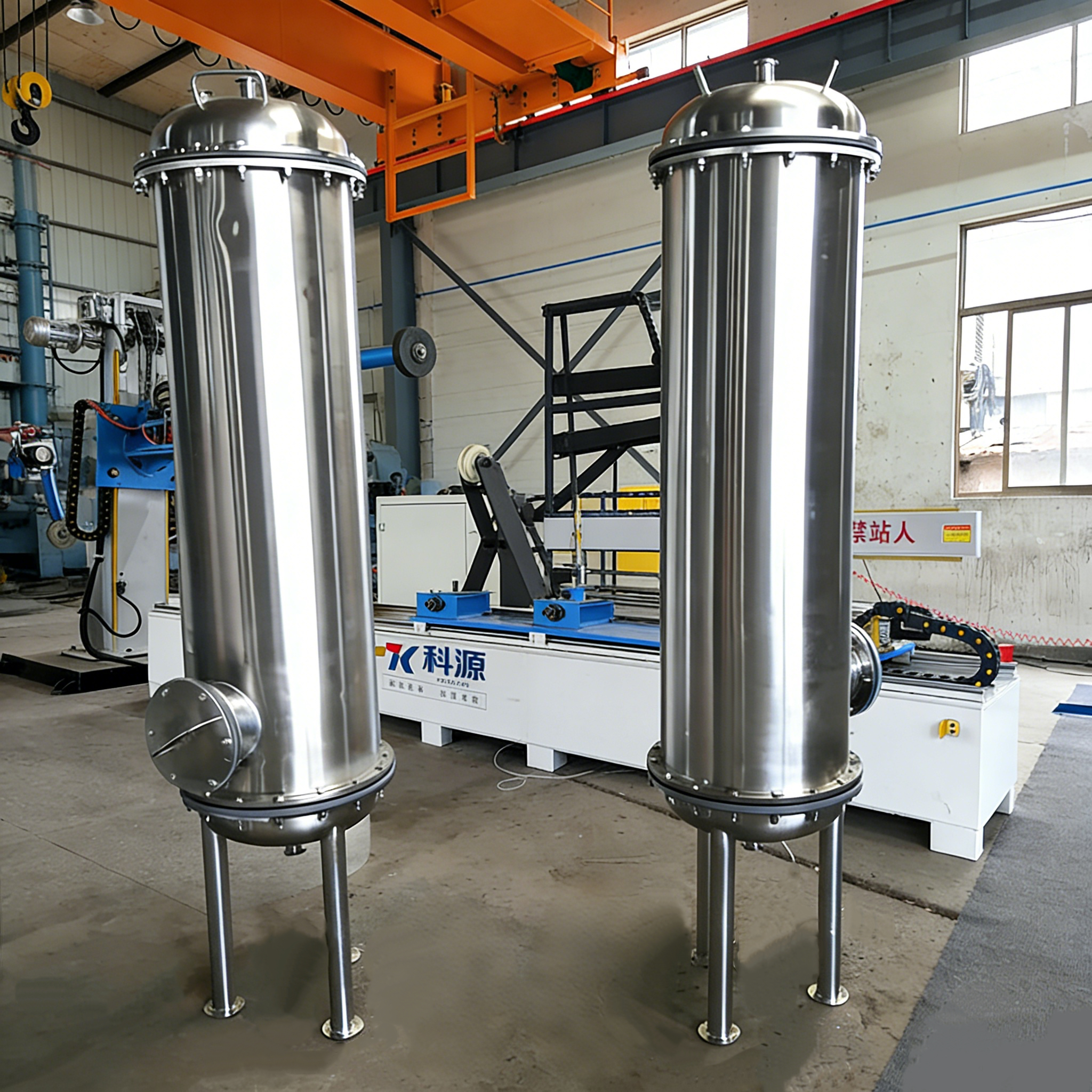 Тип фланца прецизионного фильтра из нержавеющей стали с высококачественным SUS304/SUS316L