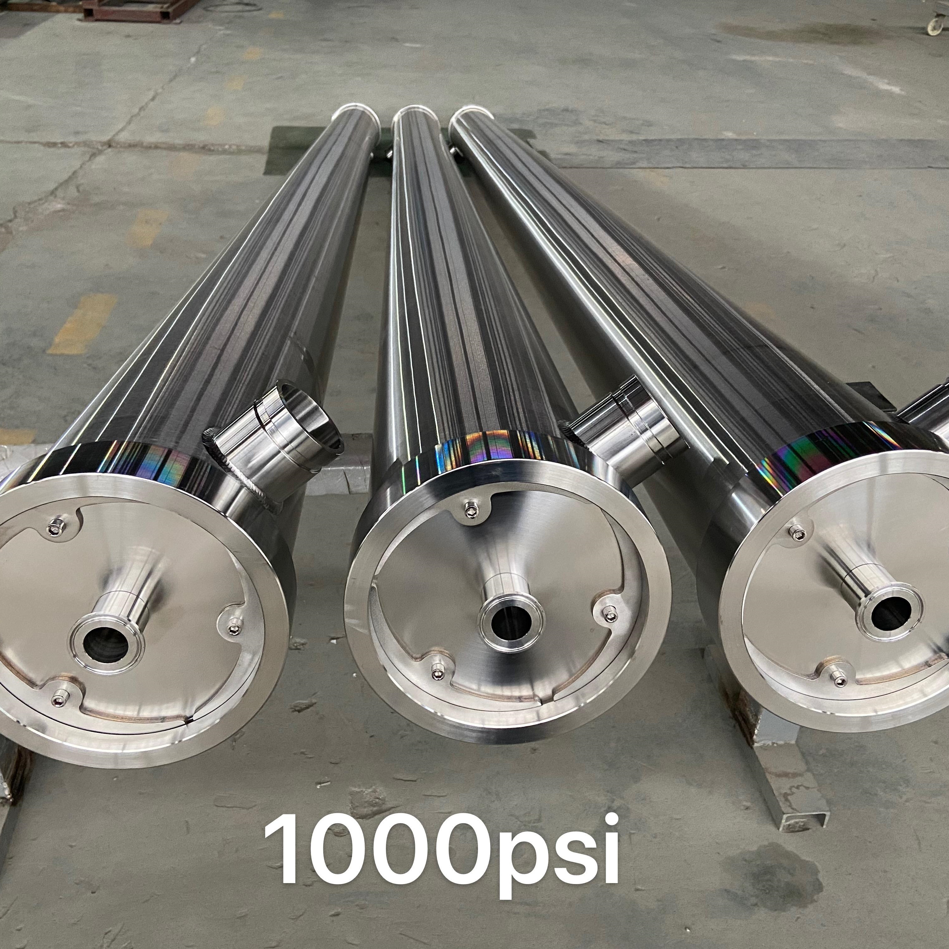 Заводская цена 300PSI/600PSI Бесшовный мембранный корпус из нержавеющей стали 304/316L RO 8040 8080 80120 80160 80200 Мембранный корпус из нержавеющей стали Мембранный корпус встроенного типа