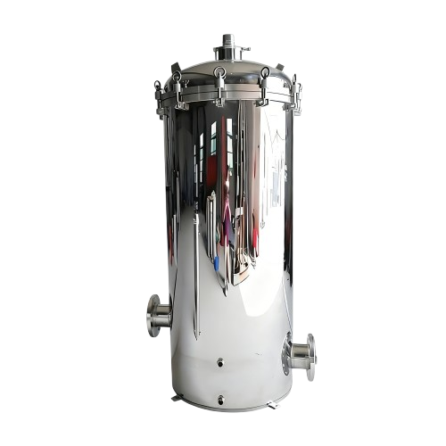 Компактный быстрый прецизионный фильтр открытого типа из нержавеющей стали без опорной стойки