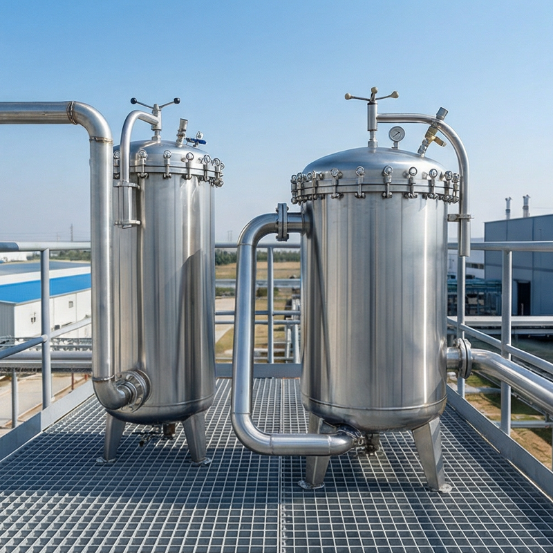 Сертифицированный CE прецизионный фильтр быстрого открытого типа из нержавеющей стали с коромыслом (0,1–1000 мкм)