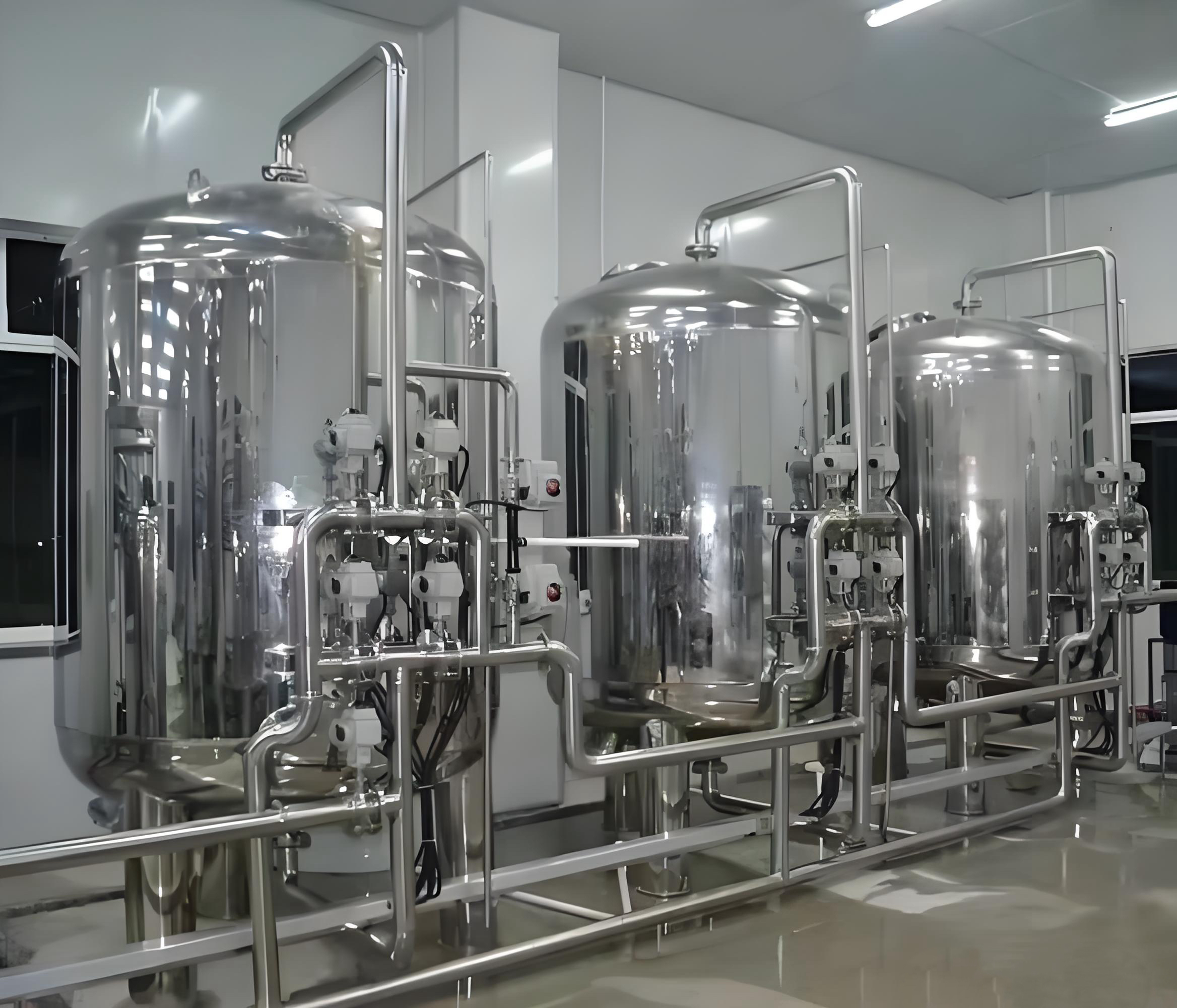 Мультимедийная система фильтрации с двумя резервуарами из нержавеющей стали, 100 м³/ч, непрерывная работа Производитель