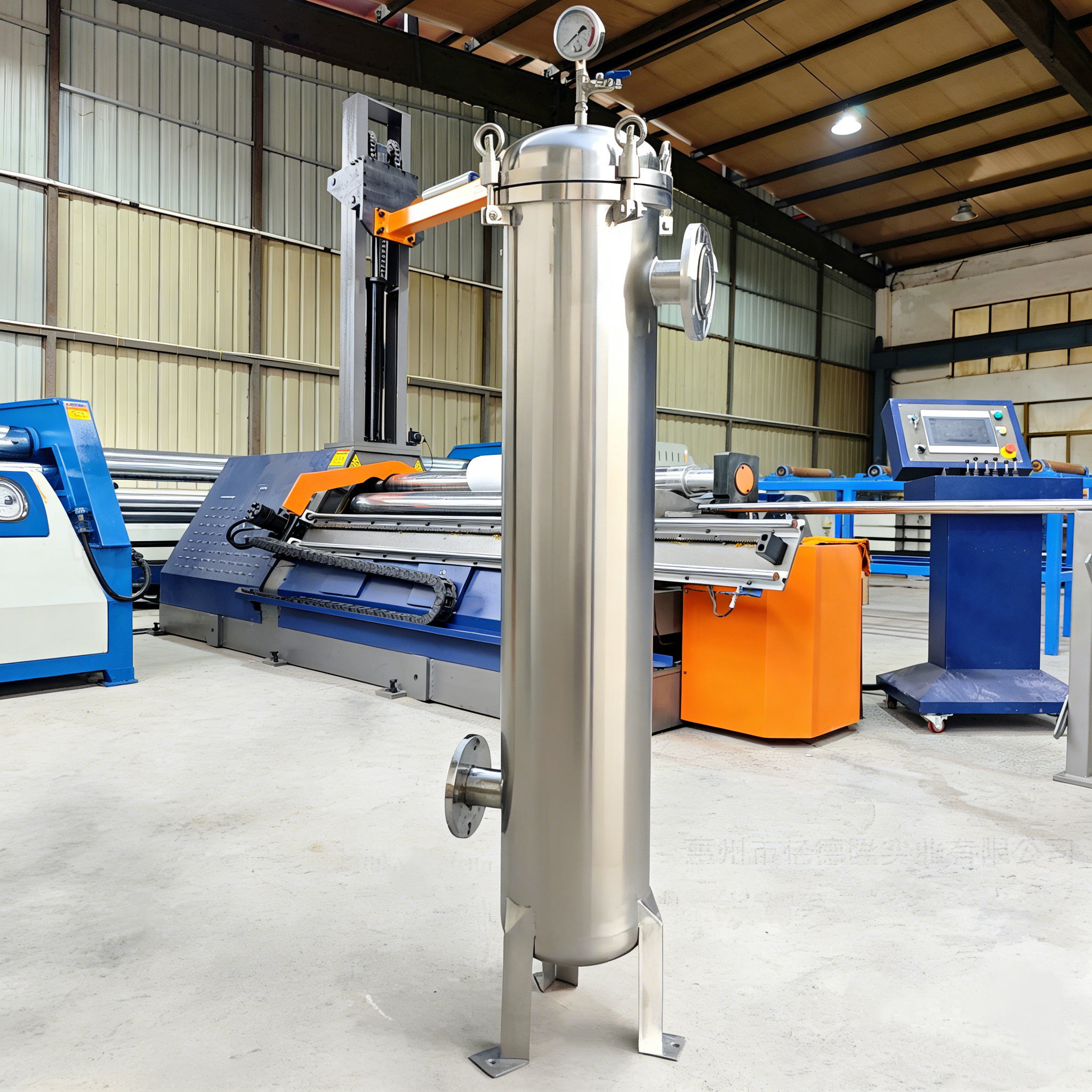 Надежный быстрооткрывающийся прецизионный фильтр из нержавеющей стали с усиленной опорной ножкой