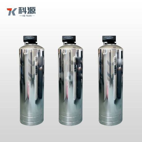 Резервуар-умягчитель из нержавеющей стали, изготовленный по индивидуальному заказу, с внутренним распределителем и боковой системой для высокоэффективной регенерации