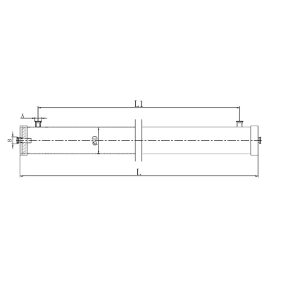 8-дюймовый мембранный корпус встроенного типа