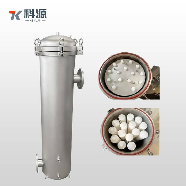 Компактный прецизионный фильтр быстрого открытого типа из нержавеющей стали без опорной стойки для сточных вод