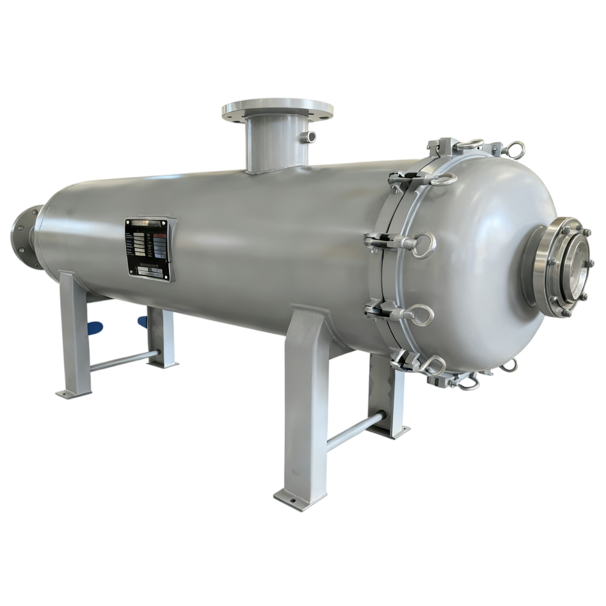 Заводская цена по индивидуальному заказу из нержавеющей стали 304 316L горизонтальный фильтр высокого расхода для фильтрации промышленного оборудования для очистки воды 