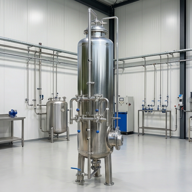 Высокоэффективный мультимедийный глубинный фильтр из нержавеющей стали для удаления отложений, твердых частиц и коллоидов с низким перепадом давления