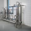 Автоматическая мультимедийная система фильтрации из нержавеющей стали с обратной промывкой и управлением ПЛК, расход 20–500 м³/ч для муниципальной очистки воды