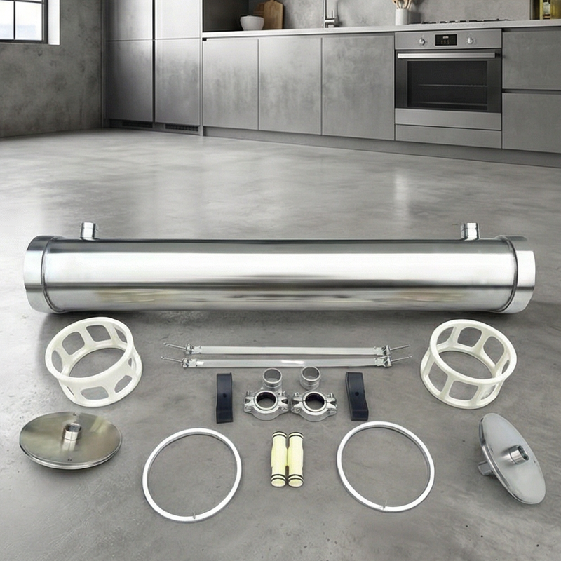 Встроенный мембранный корпус из нержавеющей стали 316L для системы очистки воды RO