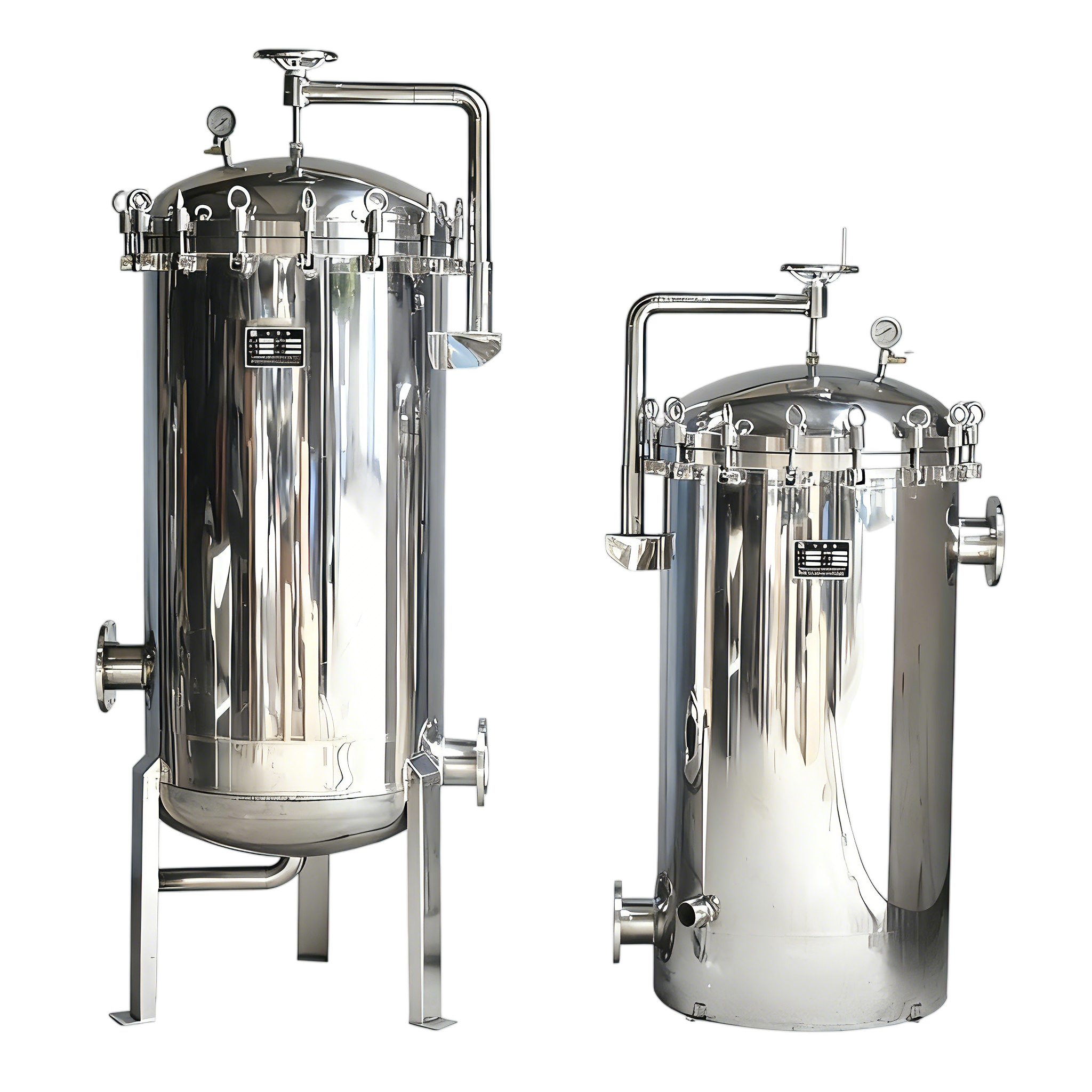 Быстро открывающийся прецизионный фильтр из нержавеющей стали 316L с коромыслом для очистки воды