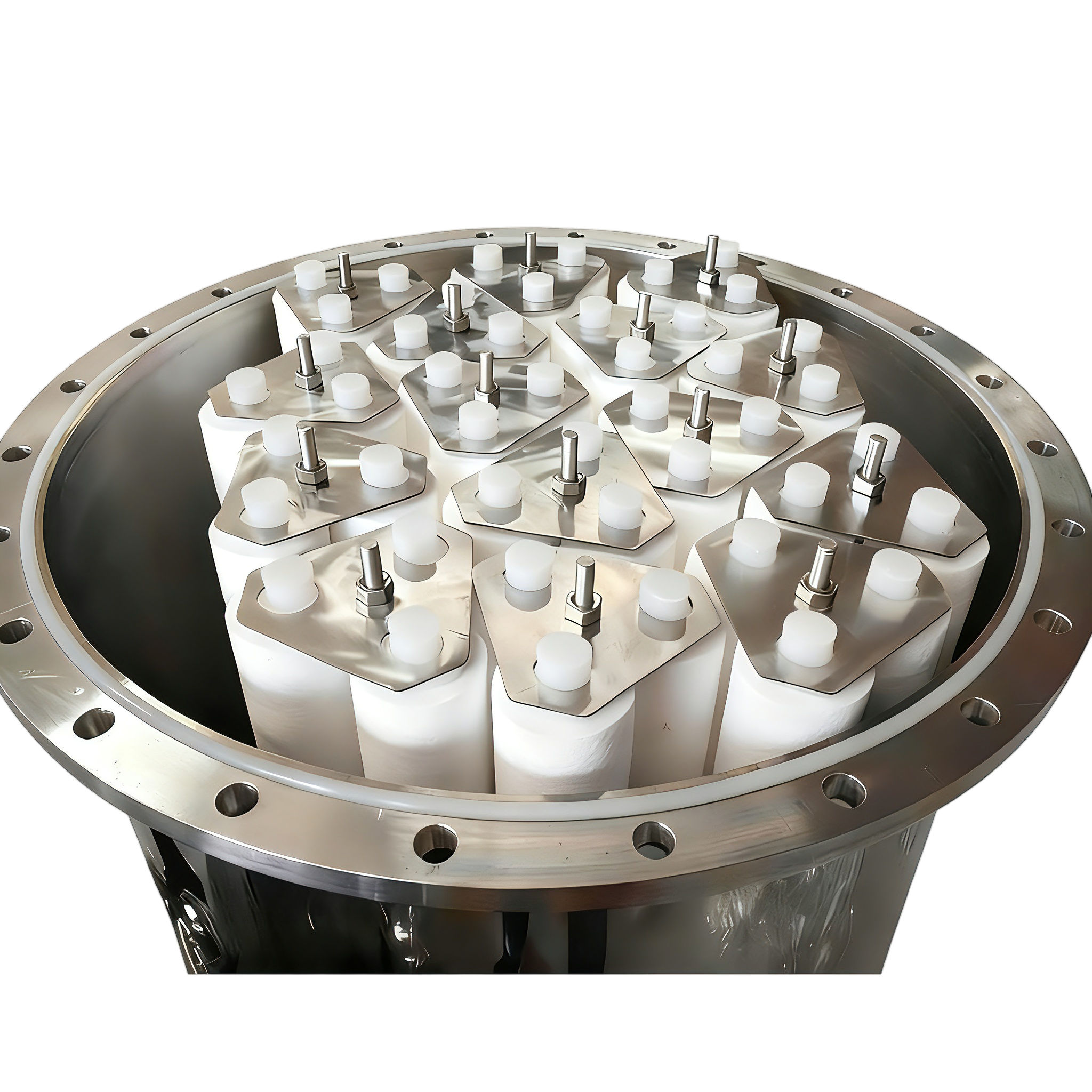 Тип фланца прецизионного фильтра SS высокого давления для промышленной фильтрации воды