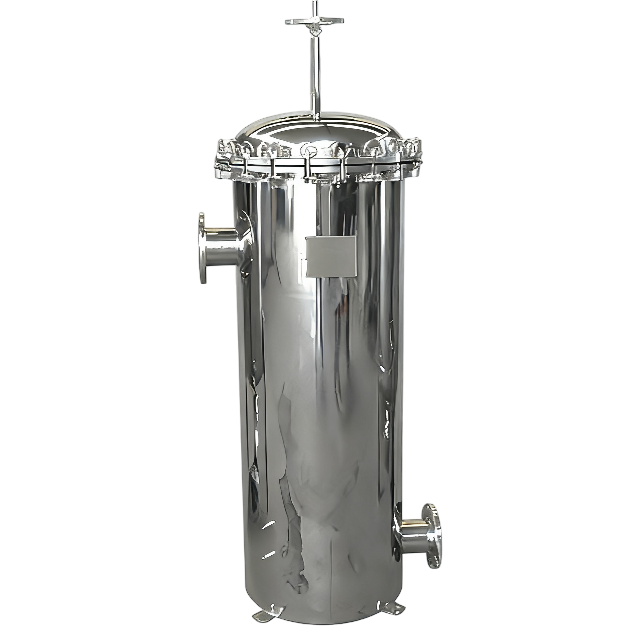 SUS304/SUS316L Быстрооткрывающийся прецизионный фильтр с плоским дном для высокой эффективности