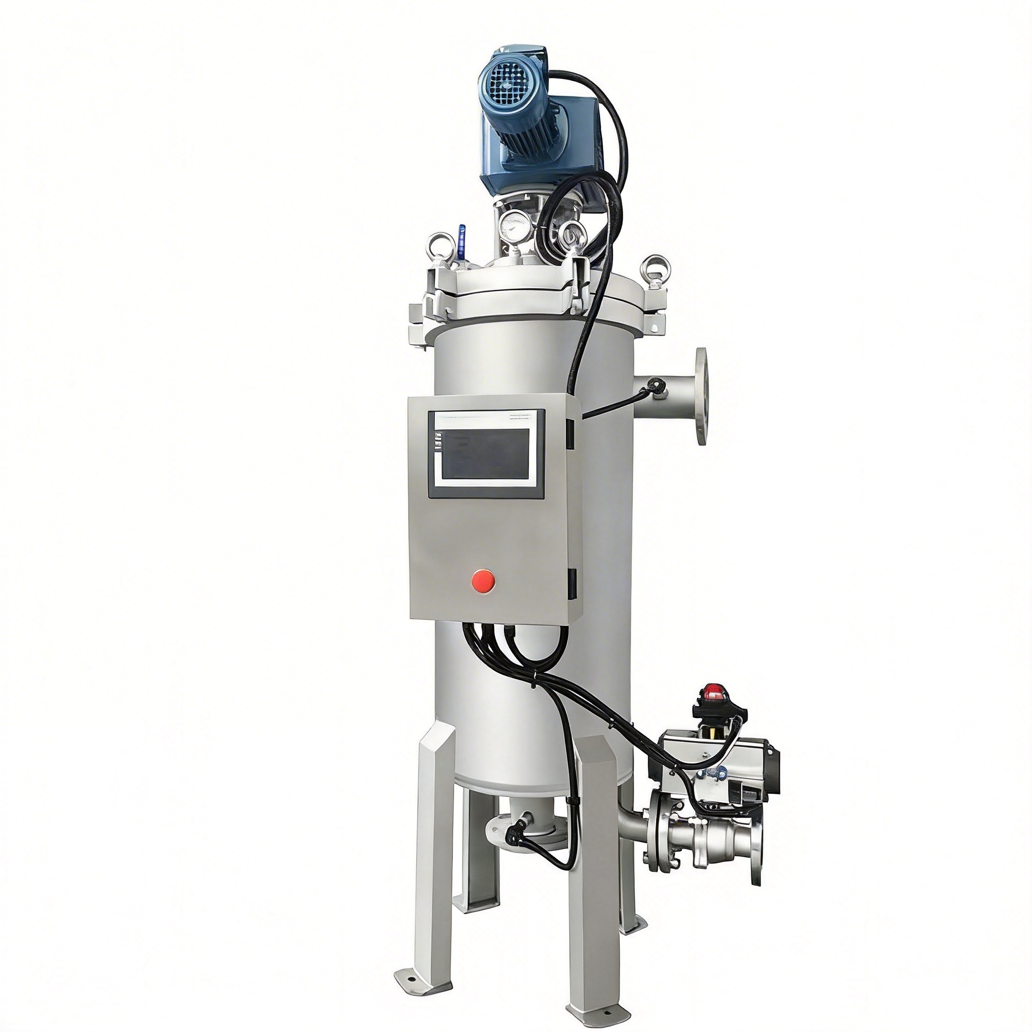 Энергоэффективный автоматический фильтр из нержавеющей стали с низким перепадом давления и минимальным энергопотреблением для устойчивой работы