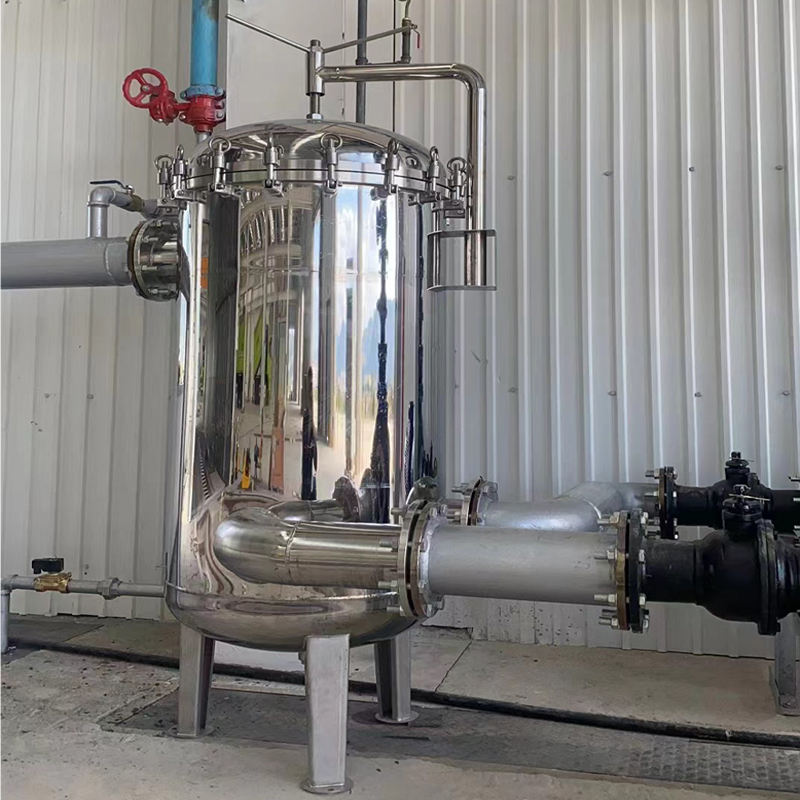 Заводская цена Высокоточный многорукавный фильтр из нержавеющей стали 304 316L быстрого открытого типа с коромыслом в новом состоянии для промышленной системы фильтрации