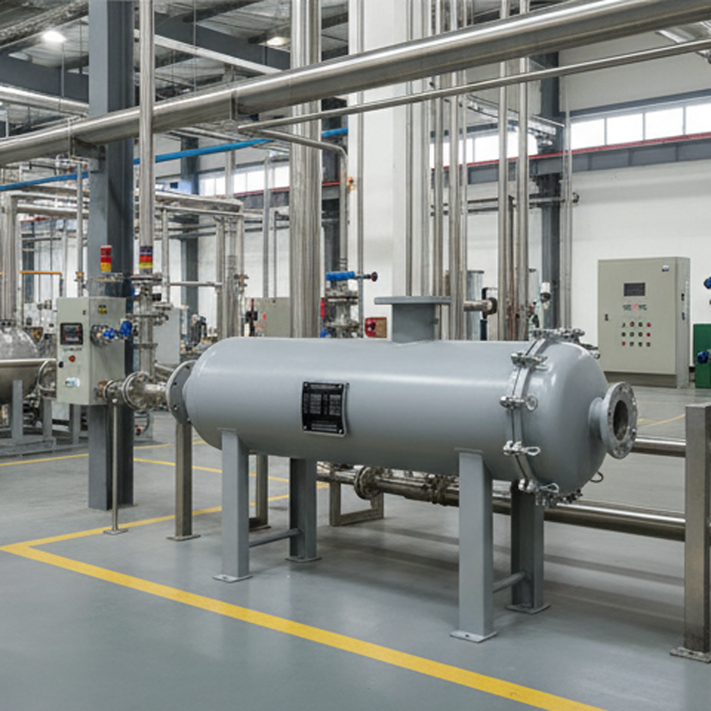 Прочный горизонтальный высокопоточный фильтр из нержавеющей стали – низкий перепад давления, простота обслуживания