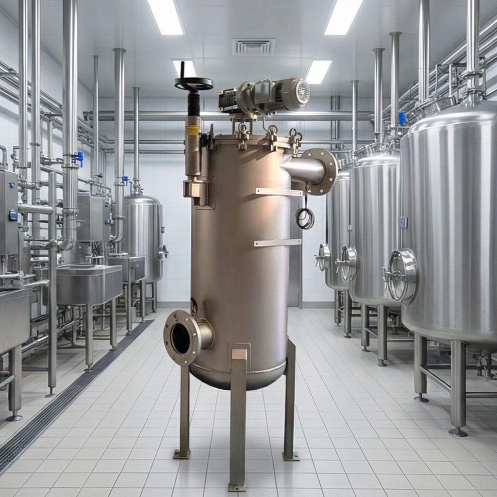 Полностью автоматический самоочищающийся фильтр из нержавеющей стали с управлением ПЛК и системой обратной промывки для непрерывной очистки промышленной воды