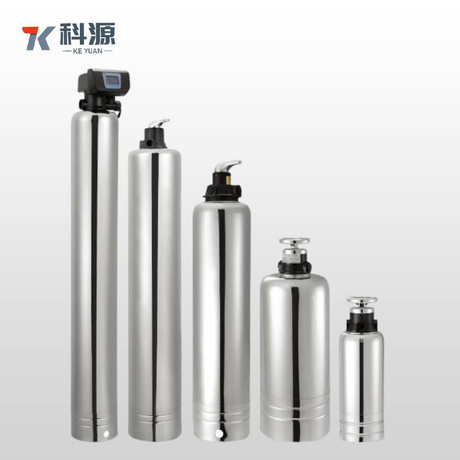 Компактный резервуар для умягчения воды из нержавеющей стали для жилых и небольших коммерческих зданий с автоматической системой рассола