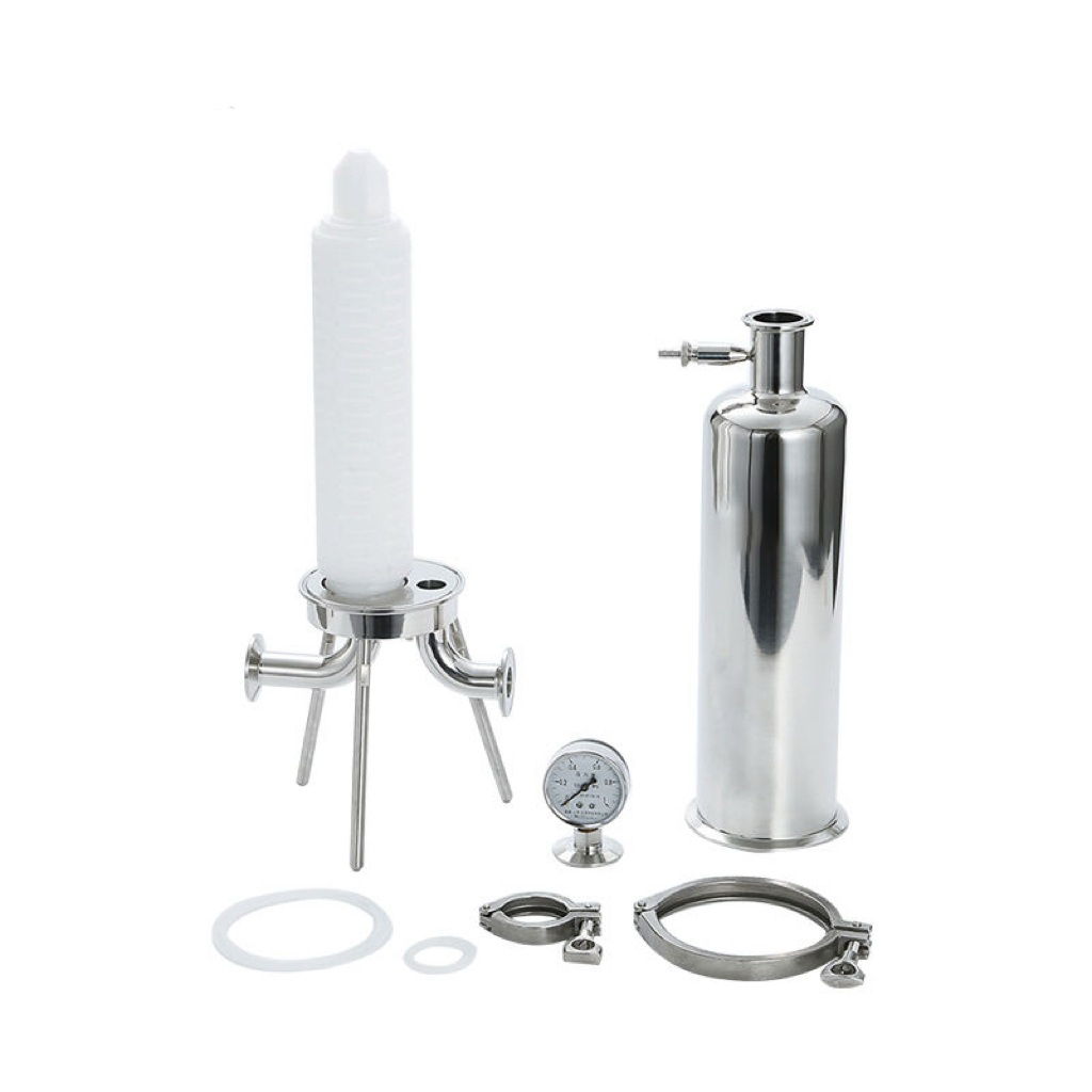 Гигиенический санитарный прецизионный фильтр из нержавеющей стали для молочного производства