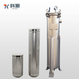 Индивидуальная промышленная система одинарного рукавного фильтра, изготовленная из нержавеющей стали для определенных скоростей потока и потребностей в фильтрации.