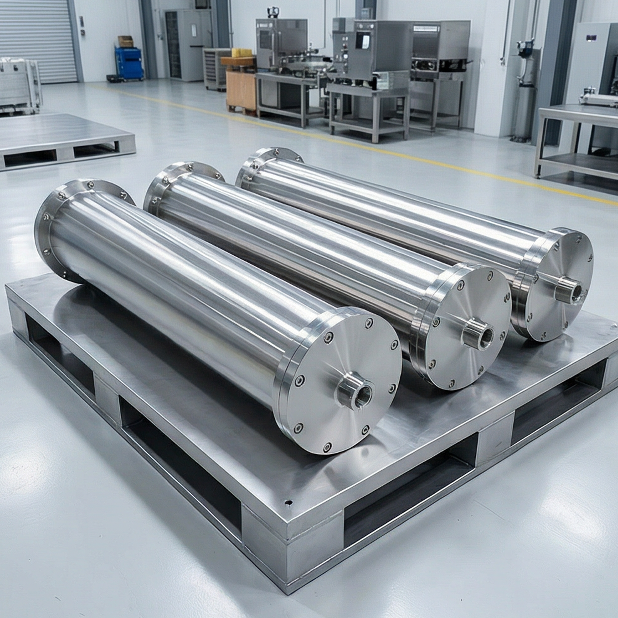 Сертифицированный ASME сосуд под давлением из нержавеющей стали фланцевого типа для мембран обратного осмоса с фланцевыми соединениями RF WN