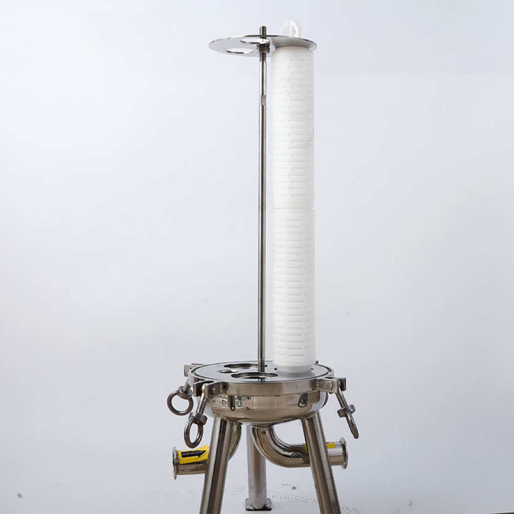 Цена по прейскуранту завода-изготовителя санитарная пищевая нержавеющая сталь SS304/316L одноядерный микрофильтр для химической промышленности, напитков и соков