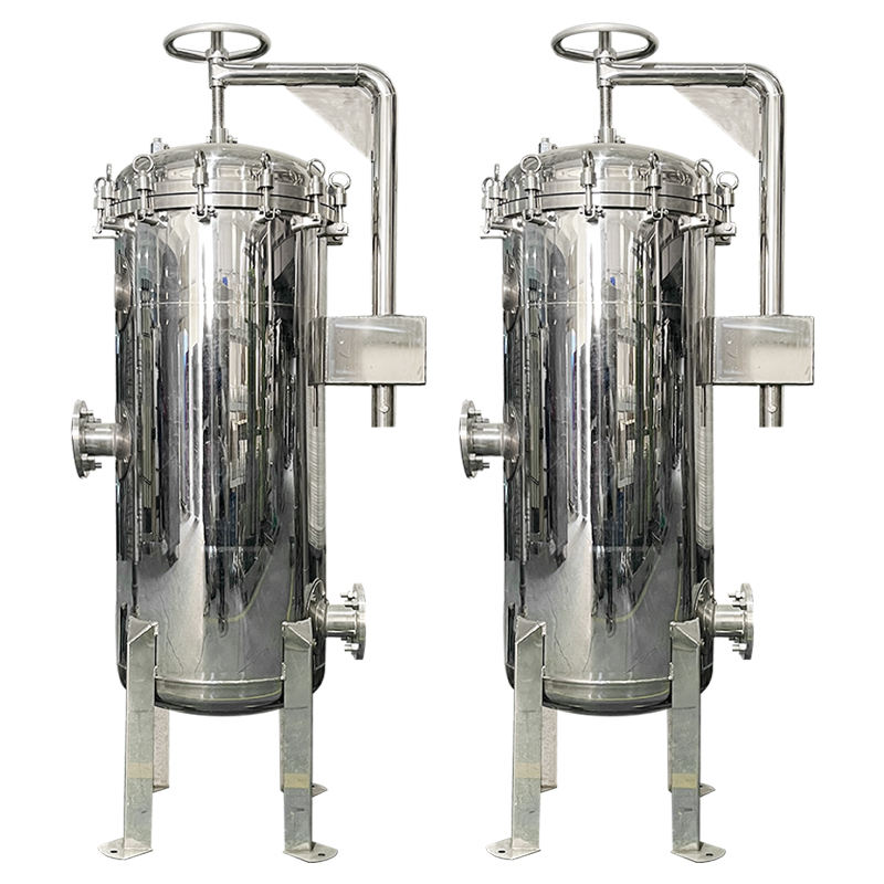 Пищевой быстрооткрытый прецизионный фильтр из нержавеющей стали с коромыслом