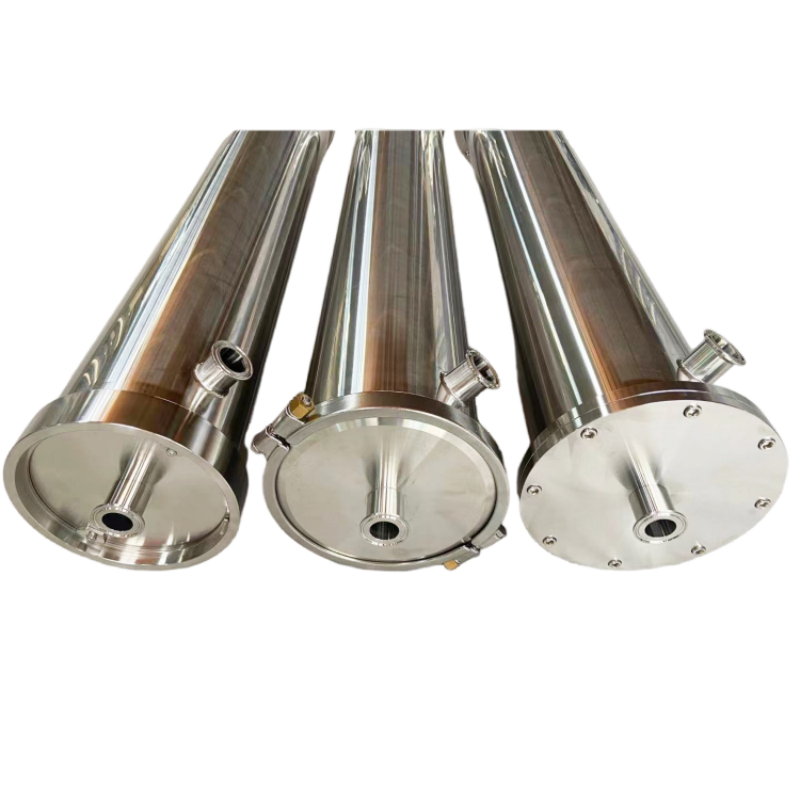 Многопортовый фланцевый корпус обратного осмоса из нержавеющей стали с двойным уплотнительным кольцом для герметичной работы