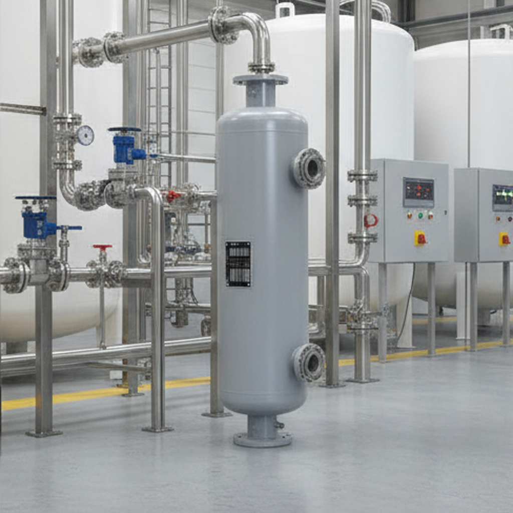 Горизонтальные конструкции высокопоточных фильтров из нержавеющей стали для различных требований к установке на промышленных предприятиях