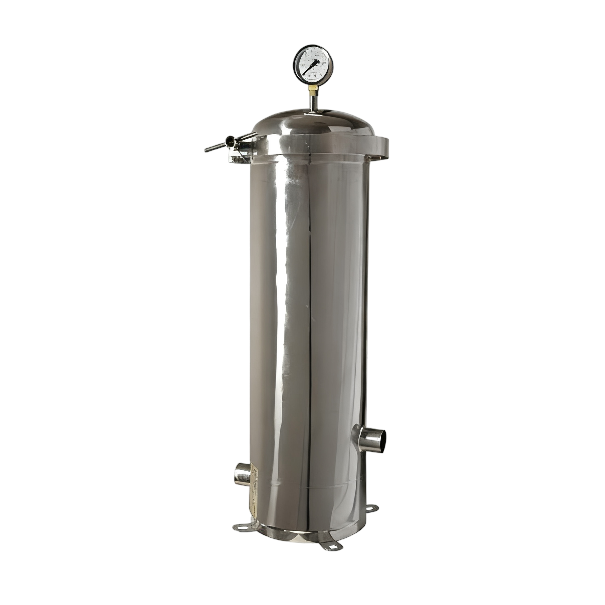 Санитарный прецизионный корпус фильтра Tri-Clamp из нержавеющей стали 316L с картриджами 0,1–100 микрон для фармацевтической и пищевой промышленности