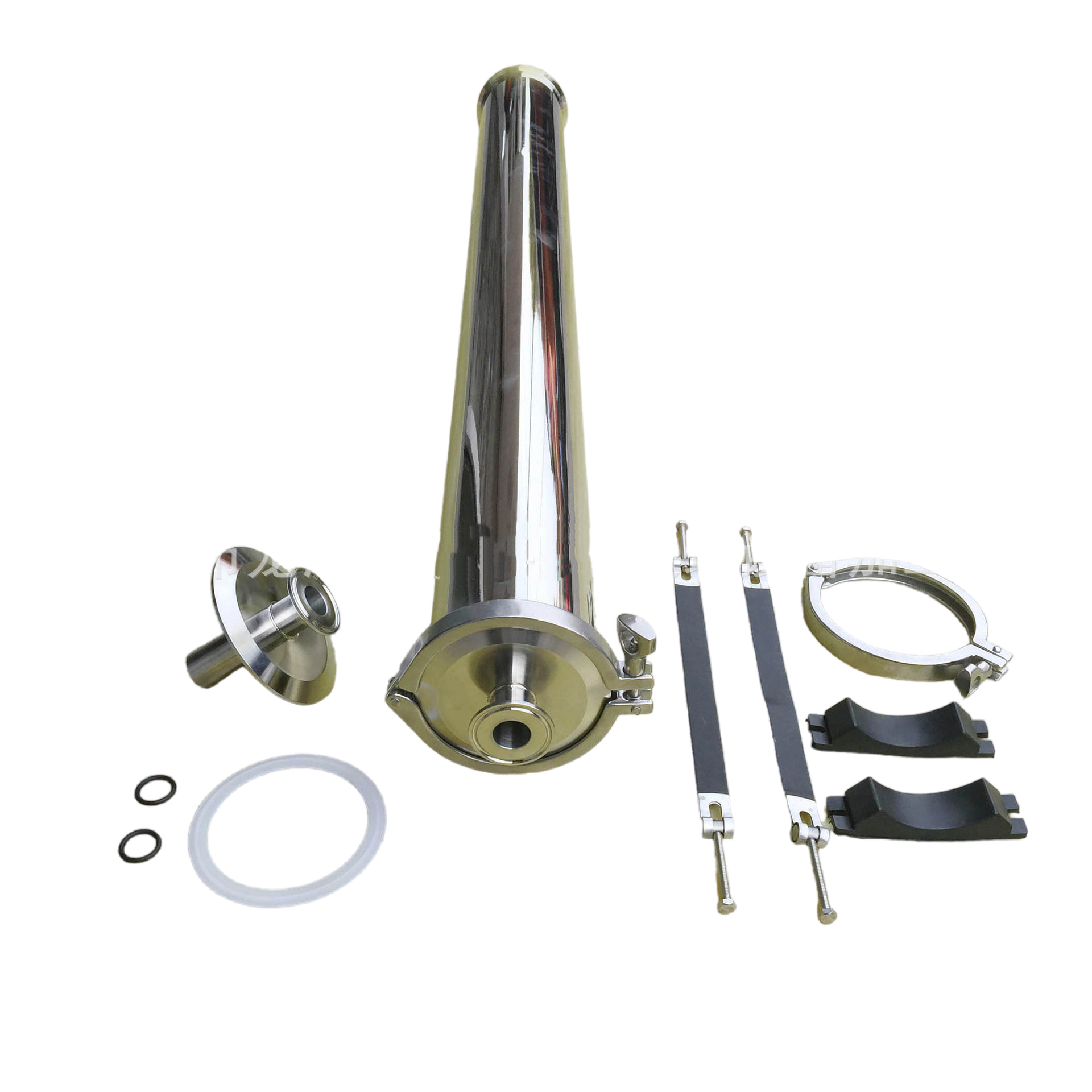 Мембранный корпус с тройным зажимом для быстрого подключения и соединениями 1,5 дюйма, 2 дюйма, 3 дюйма для быстрого обслуживания и очистки.